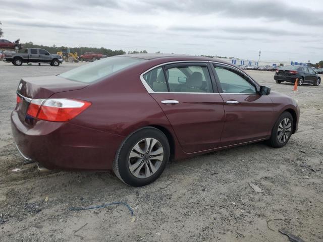 1HGCR2F37EA122647 - 2014 HONDA ACCORD LX BURGUNDY photo 3