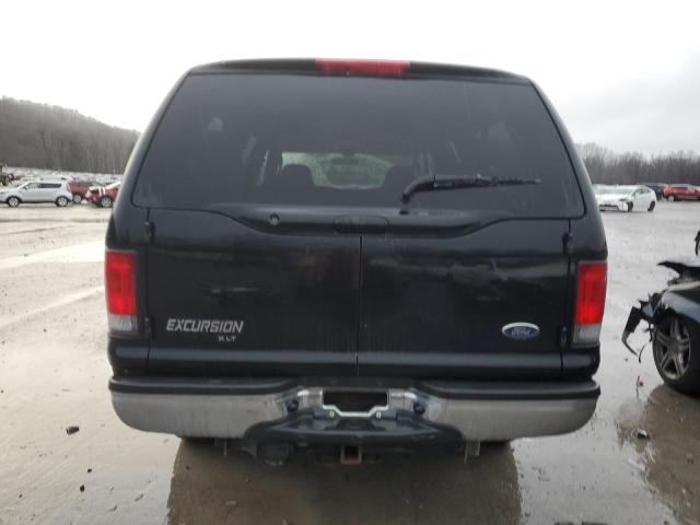 1FMNU41S65EB52761 - 2005 FORD EXCURSION XLT BLACK photo 6