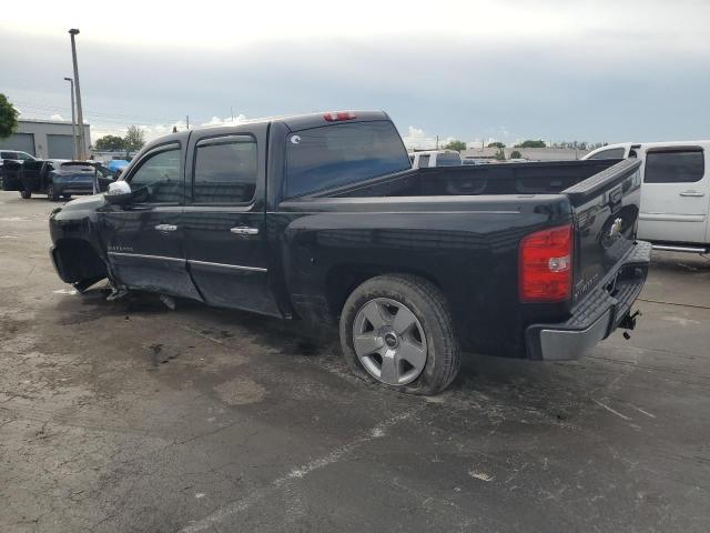 3GCPCSE07BG267323 - 2011 CHEVROLET SILVERADO C1500 LT BLACK photo 2