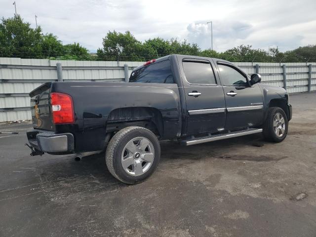 3GCPCSE07BG267323 - 2011 CHEVROLET SILVERADO C1500 LT BLACK photo 3