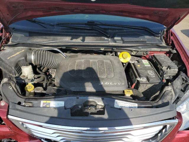 2C4RC1BGXFR644439 - 2015 CHRYSLER TOWN & COU TOURING წითელი ფოტო 12