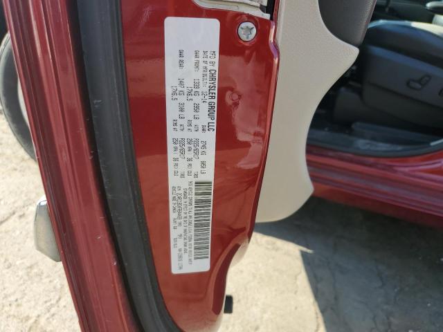 2C4RC1BGXFR644439 - 2015 CHRYSLER TOWN & COU TOURING წითელი ფოტო 13