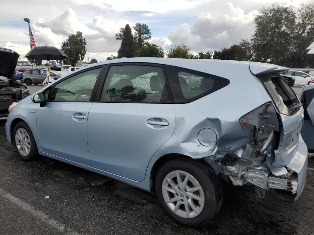 JTDZN3EU0C3052401 - 2012 TOYOTA PRIUS V BLUE photo 2