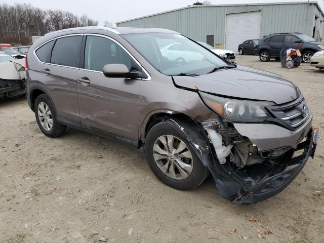 5J6RM4H7XDL050472 - 2013 HONDA CR-V EXL GRAY photo 4