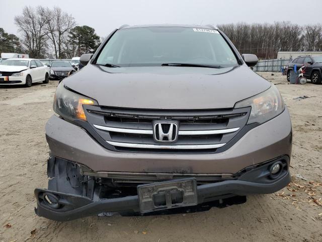 5J6RM4H7XDL050472 - 2013 HONDA CR-V EXL GRAY photo 5