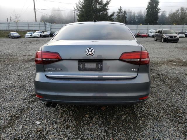 3VWL17AJ8HM269704 - 2017 VOLKSWAGEN JETTA SEL GRAY photo 6