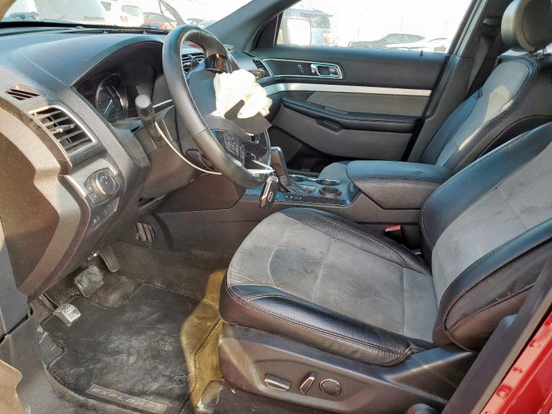 1FM5K7D85HGB39211 - 2017 FORD EXPLORER XLT MAROON photo 7