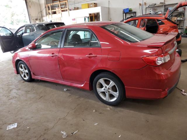 2T1BU4EE8DC058040 - 2013 TOYOTA COROLLA BASE 红色 照片 2