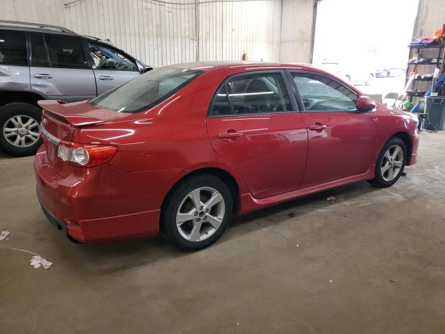 2T1BU4EE8DC058040 - 2013 TOYOTA COROLLA BASE 红色 照片 3