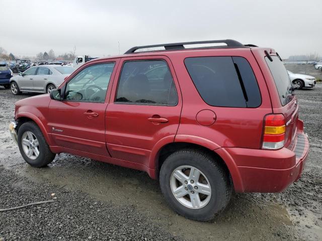 1FMCU59H57KB60117 - 2007 FORD ESCAPE HEV RED photo 2