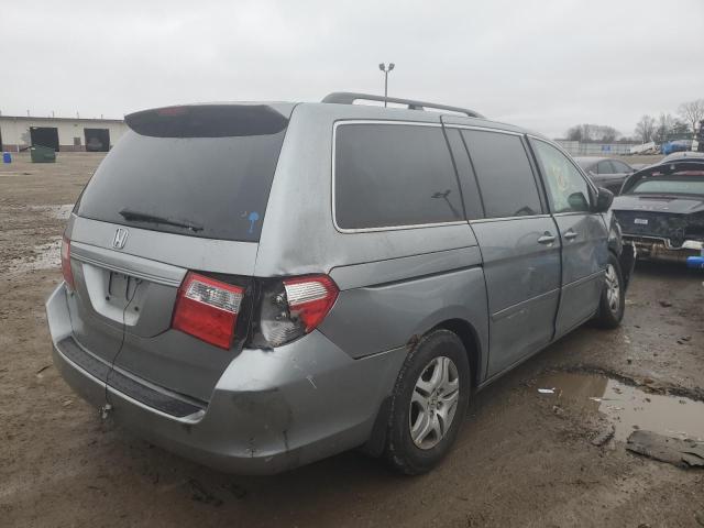 5FNRL38487B081980 - 2007 HONDA ODYSSEY EX SILVER photo 3