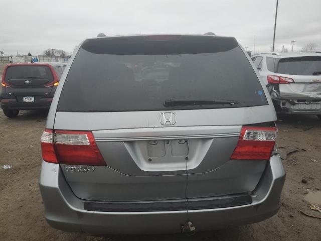 5FNRL38487B081980 - 2007 HONDA ODYSSEY EX SILVER photo 6