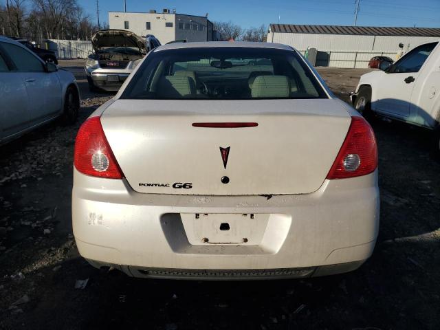 1G2ZJ57B394248116 - 2009 PONTIAC G6 WHITE photo 6