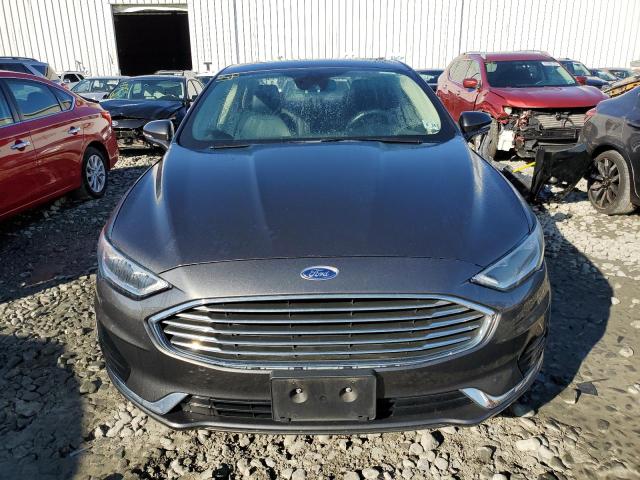 3FA6P0MU9KR158185 - 2019 FORD FUSION SEL CHARCOAL photo 5