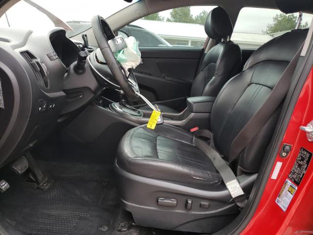 KNDPC3A67B7113822 - 2011 KIA SPORTAGE EX RED photo 7