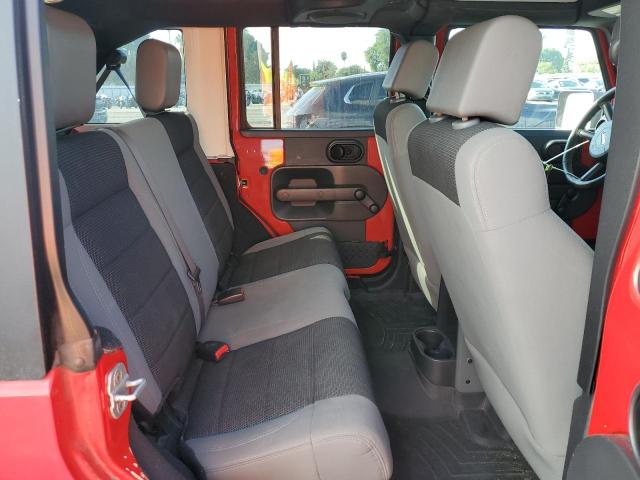 1J4GA39107L119226 - 2007 JEEP WRANGLER X 红色 照片 10