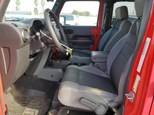 1J4GA39107L119226 - 2007 JEEP WRANGLER X 红色 照片 7