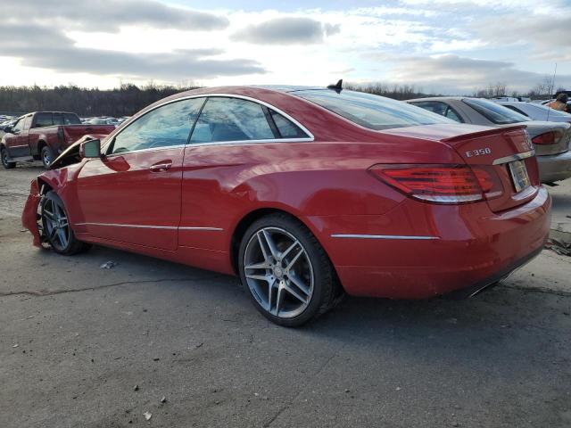 WDDKJ8JB6EF230382 - 2014 MERCEDES-BENZ E 350 4MATIC RED photo 2