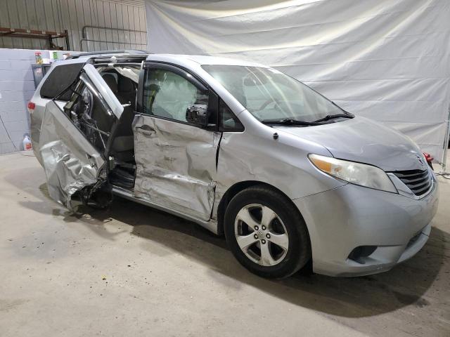5TDKK3DC2BS175486 - 2011 TOYOTA SIENNA LE SILVER photo 4
