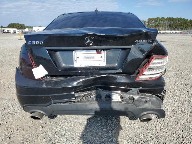 WDDGF8BB2CA726957 - 2012 MERCEDES-BENZ C 300 4MATIC BLACK photo 6