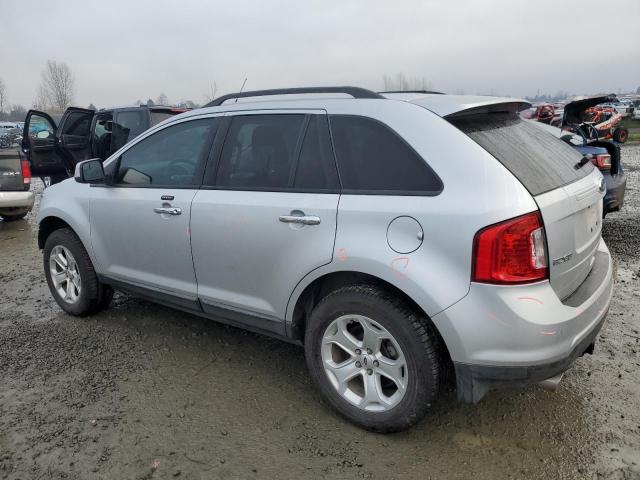 2FMDK4JCXBBA48162 - 2011 FORD EDGE SEL SILVER photo 2