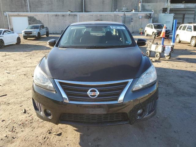 3N1AB7APXFY377665 - 2015 NISSAN SENTRA S BLACK photo 5