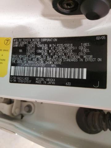 JTJHA31U650091007 - 2005 LEXUS RX 330 WHITE photo 13