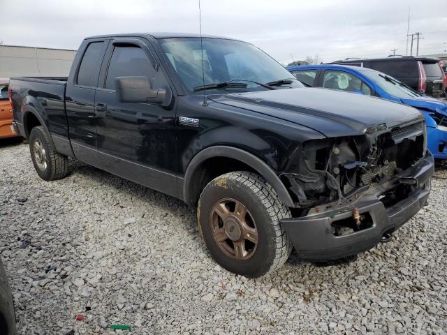 1FTPX14595NA70435 - 2005 FORD F150 BLACK photo 4