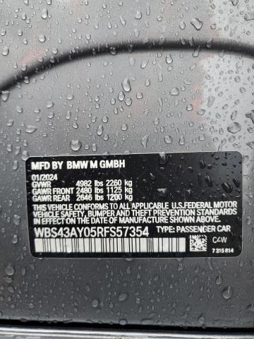 WBS43AY05RFS57354 - 2024 BMW M3 COMPETITION ნაცრისფერი ფოტო 13