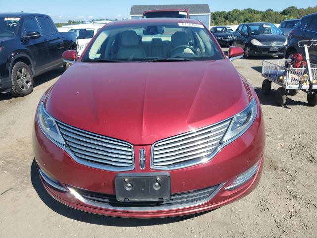 3LN6L2LU2DR804734 - 2013 LINCOLN MKZ HYBRID Rouge photo 5