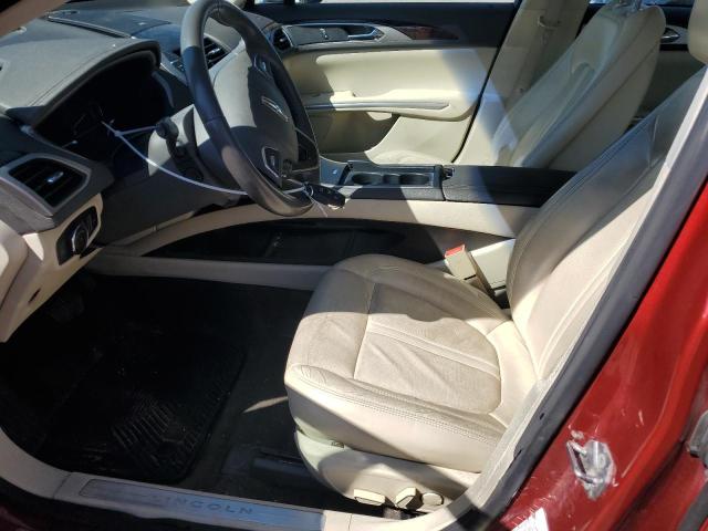 3LN6L2LU2DR804734 - 2013 LINCOLN MKZ HYBRID Rouge photo 7