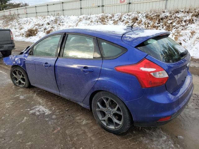 1FADP3K2XDL372596 - 2013 FORD FOCUS SE BLUE photo 2