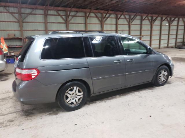 5FNRL38697B500324 - 2007 HONDA ODYSSEY EXL ნაცრისფერი ფოტო 3