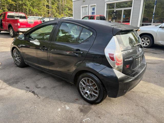 JTDKDTB32C1029648 - 2012 TOYOTA PRIUS C BLACK photo 3