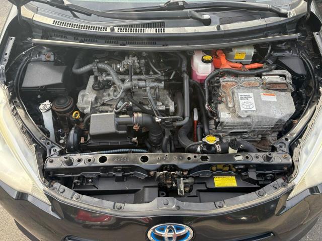 JTDKDTB32C1029648 - 2012 TOYOTA PRIUS C BLACK photo 7