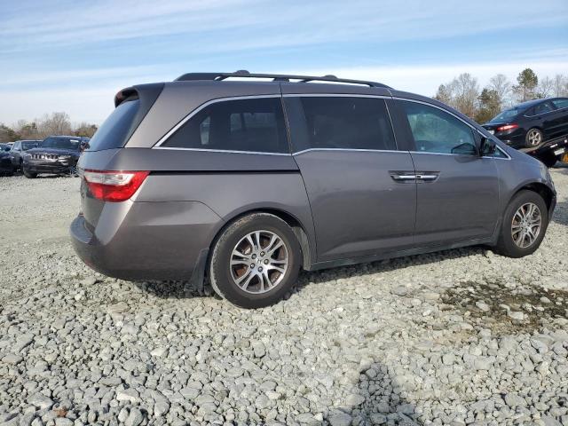 5FNRL5H6XBB056732 - 2011 HONDA ODYSSEY EXL GRAY photo 3