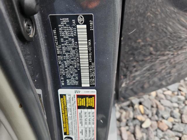 4T1BF3EK3BU171514 - 2011 TOYOTA CAMRY BASE Szary zdjęcie 12