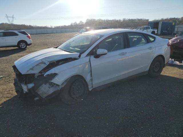 3FA6P0G71ER331577 - 2014 FORD FUSION S WHITE photo 1