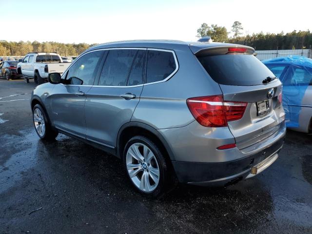 5UXWX7C54DL983337 - 2013 BMW X3 XDRIVE35I GRAY photo 2