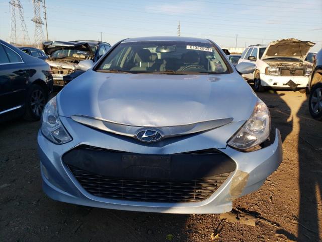 KMHEC4A4XDA097323 - 2013 HYUNDAI SONATA HYBRID BLUE photo 5