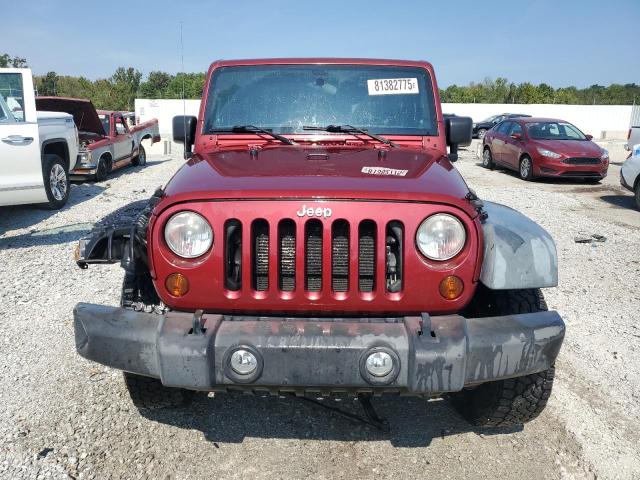 1C4AJWAG0CL167333 - 2012 JEEP WRANGLER SPORT 红色 照片 5