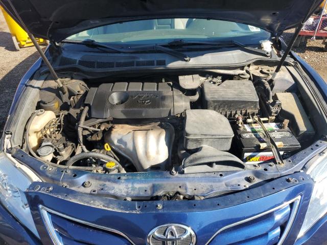4T4BF3EK2BR121886 - 2011 TOYOTA CAMRY BASE Bleu photo 11