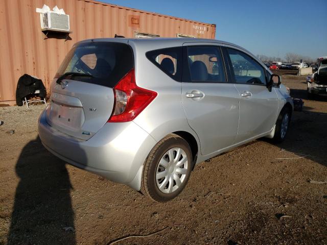 3N1CE2CP6EL350152 - 2014 NISSAN VERSA S SILVER photo 3