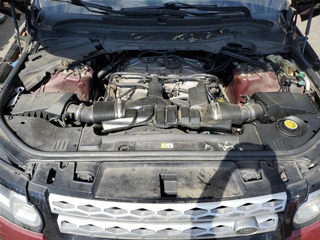 SALWR2VF6GA548395 - 2016 LAND ROVER RANGE ROVE HSE BURGUNDY photo 12