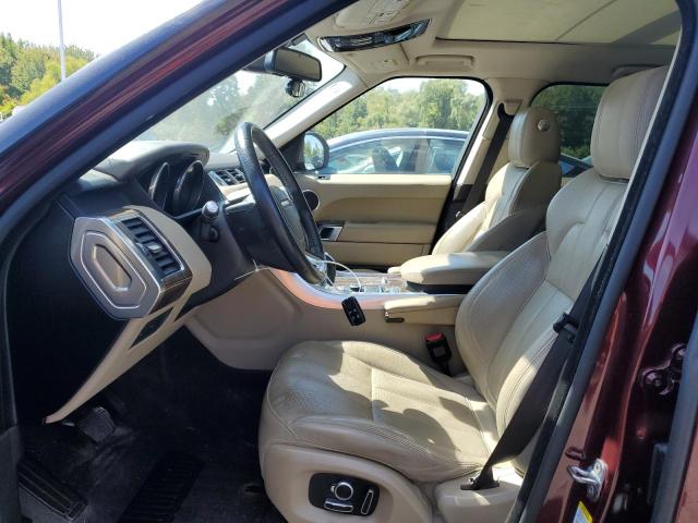 SALWR2VF6GA548395 - 2016 LAND ROVER RANGE ROVE HSE BURGUNDY photo 7