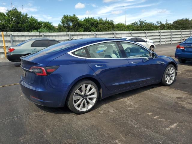 5YJ3E1EA3JF178297 - 2018 TESLA MODEL 3 Көк фото 3