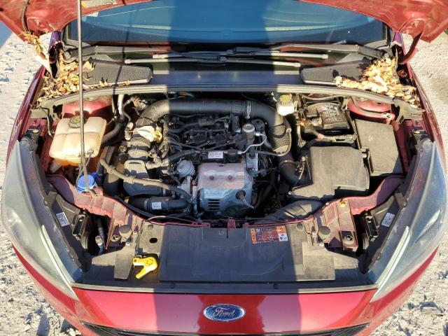 1FADP3FE1HL280982 - 2017 FORD FOCUS SE RED photo 11