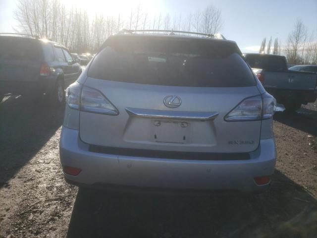 2T2BK1BA4BC099165 - 2011 LEXUS RX 350 SILVER photo 6