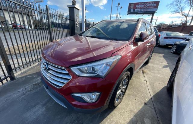 KM8SM4HF3GU155170 - 2016 HYUNDAI SANTA FE SE RED photo 2