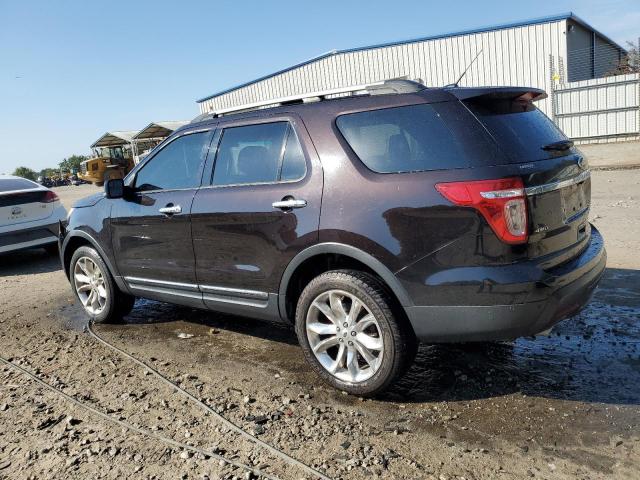 1FM5K8D81EGA10836 - 2014 FORD EXPLORER XLT PURPLE photo 2